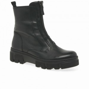 Bottines Gabor Joy Biker Boot Femme Noir | HPJI-20861