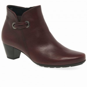 Bottines Gabor Keegan Femme Rouge Foncé | RAHD-84731