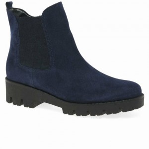 Bottines Gabor Newport Femme Bleu | LXQP-98352