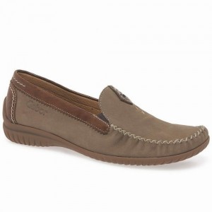 Chaussures Plates Gabor California Sporty Moccasins Femme Marron | IDNF-53269