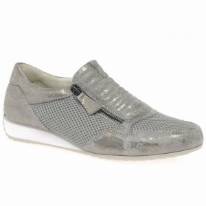 Chaussures de Sport Gabor Brunello Casual Sports Femme Grise Marron | PDHN-90658