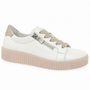 Chaussures de Sport Gabor Wisdom Casual Femme Blanche Rose | PEYA-85230