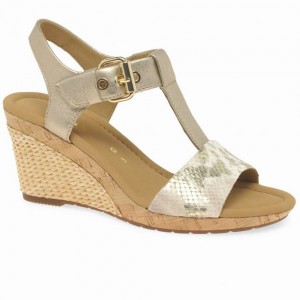 Sandale a Talon Gabor Karen Modern Femme Blanche | ULEW-40835