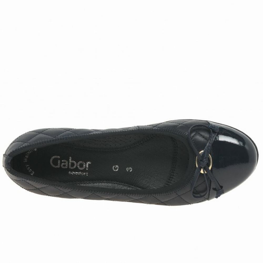 Ballerine Gabor Snowdrop Femme Bleu Marine | SCTH-30672