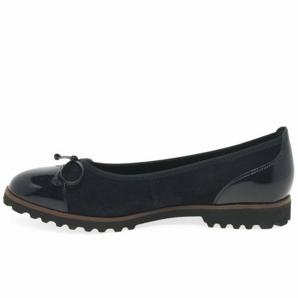 Ballerine Gabor Temptation Décontractées Femme Noir | BUND-57968