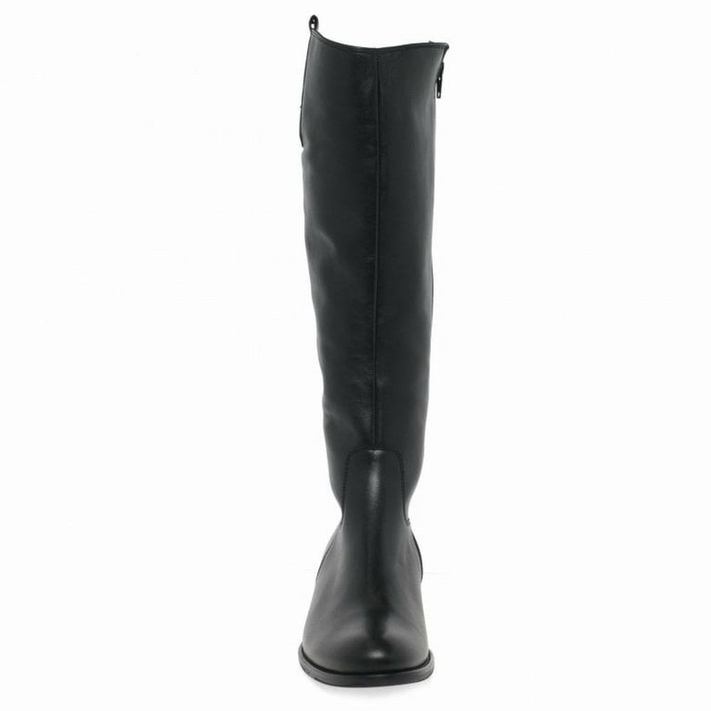 Bottes Hautes Gabor Brook M Medium Calf Fitting Femme Noir | GKCL-27085