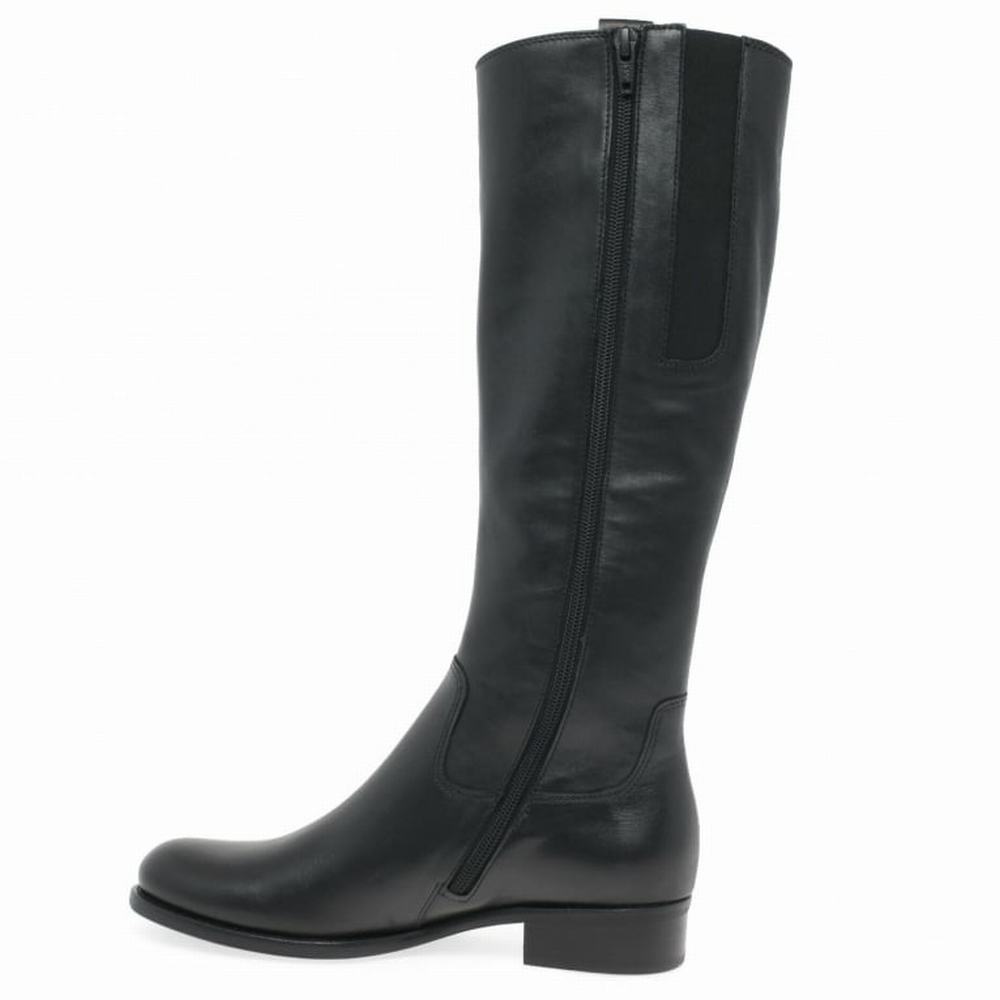 Bottes Hautes Gabor Brook S Femme Noir | UNMX-98413 