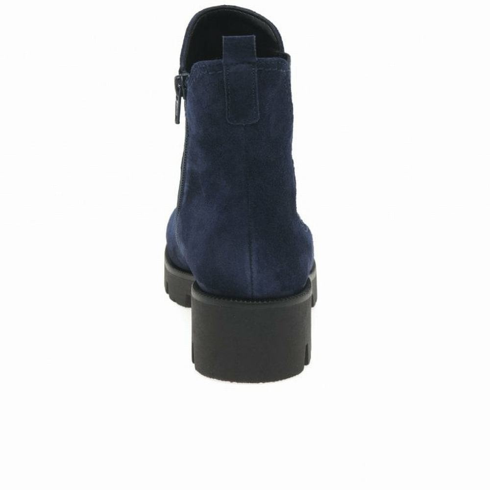 Bottines Chelsea Gabor Newport Femme Bleu | UHEJ-40759