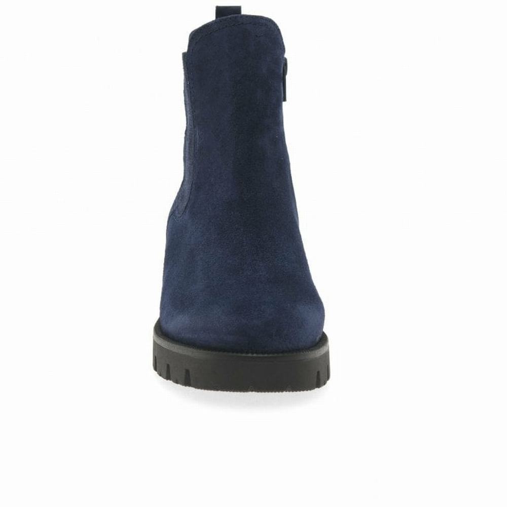 Bottines Chelsea Gabor Newport Femme Bleu | UHEJ-40759