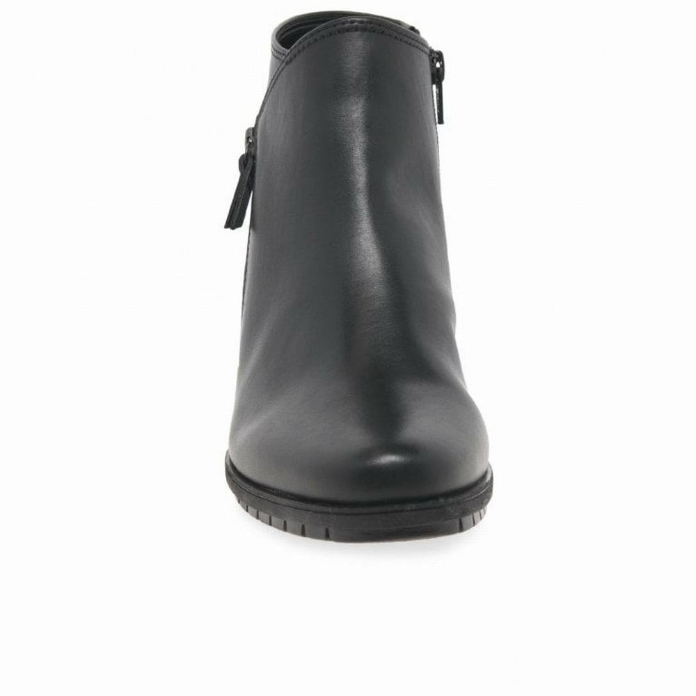 Bottines Gabor Olivetti Zip Fastening Femme Noir | CFBI-53710