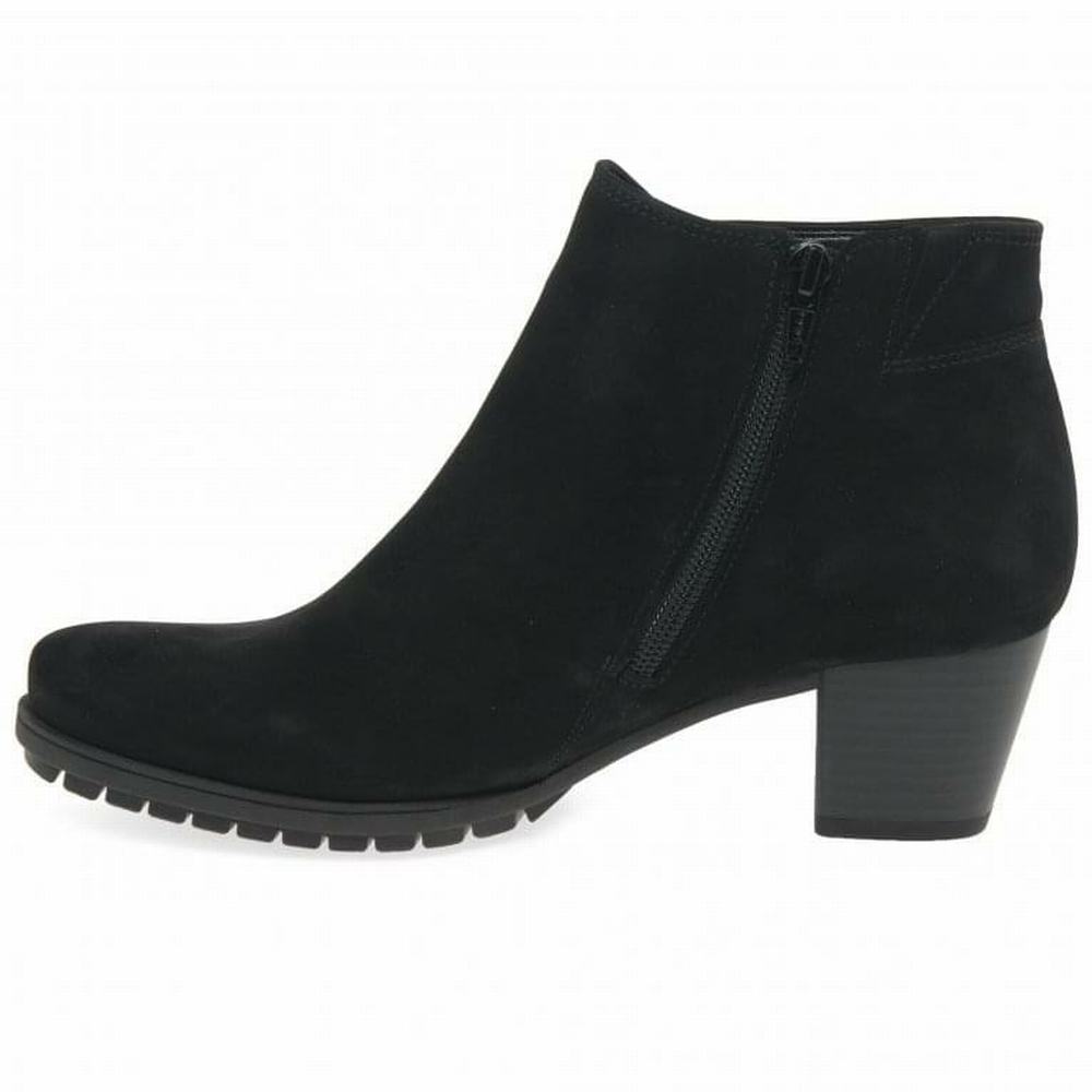 Bottines Gabor Olivetti Zip Fastening Femme Noir | PQAD-89137