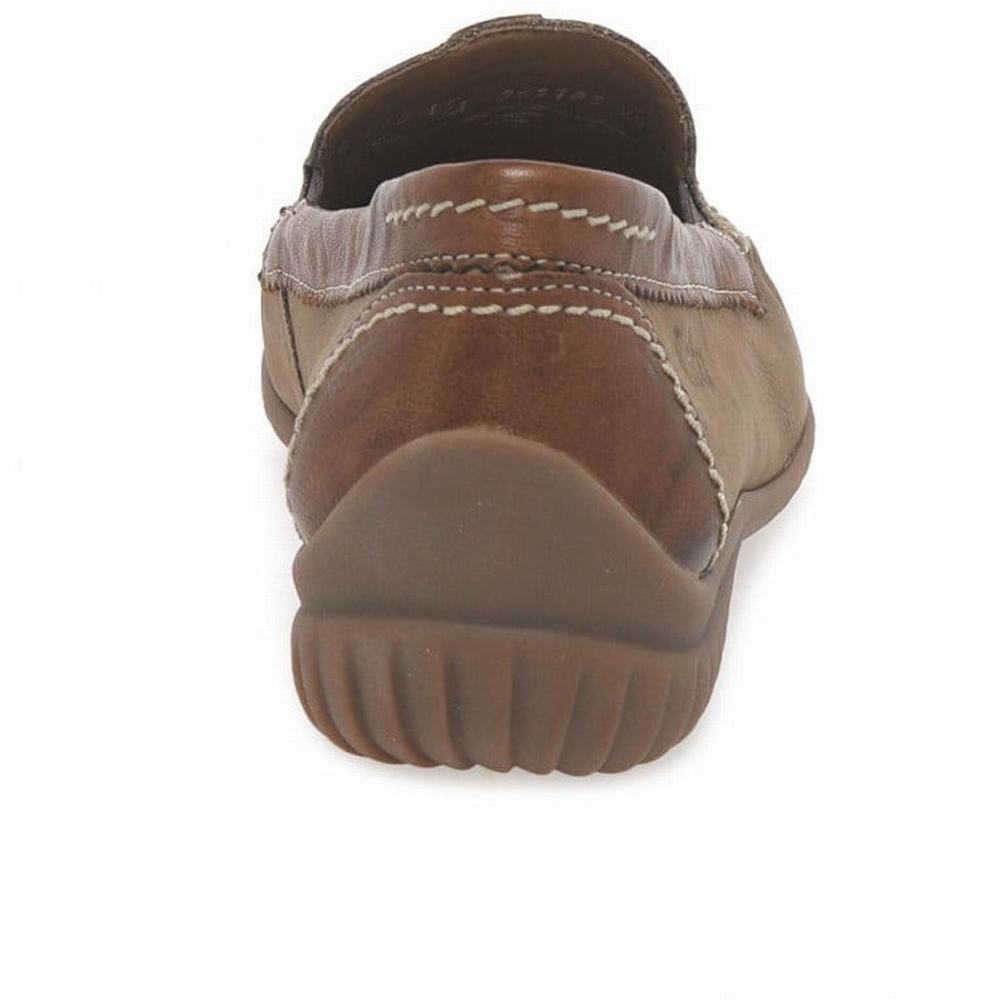 Chaussures Plates Gabor California Sporty Moccasins Femme Marron | IDNF-53269