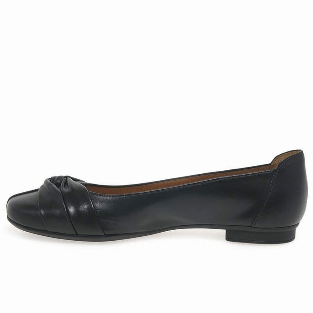 Chaussures Plates Gabor Frost Ballerina Pumps Femme Noir | FOTG-61479