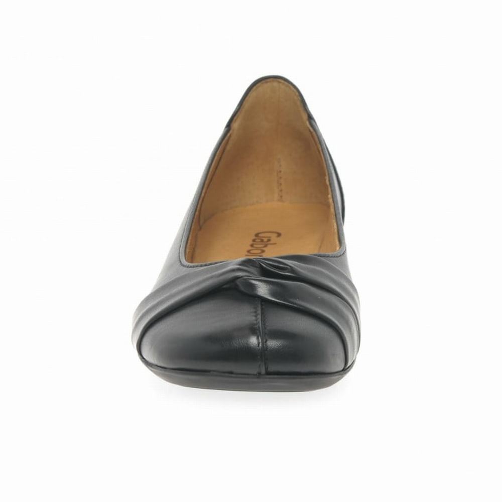 Chaussures Plates Gabor Frost Ballerina Pumps Femme Noir | FOTG-61479