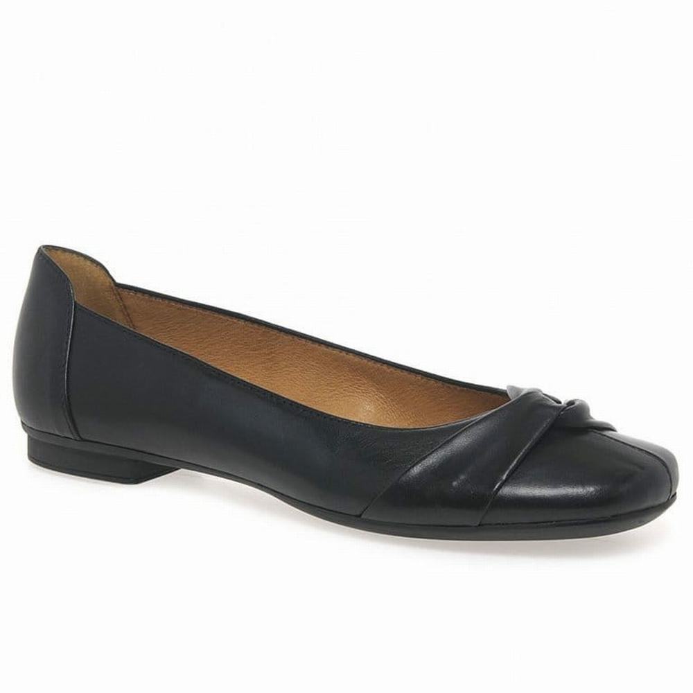 Chaussures Plates Gabor Frost Ballerina Pumps Femme Noir | FOTG-61479