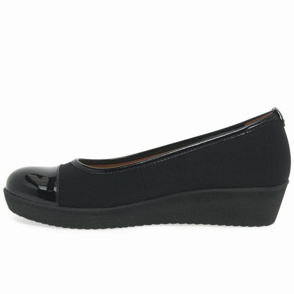 Chaussures Plates Gabor Orient Wide Fit Casual Femme Noir | RCXL-01625