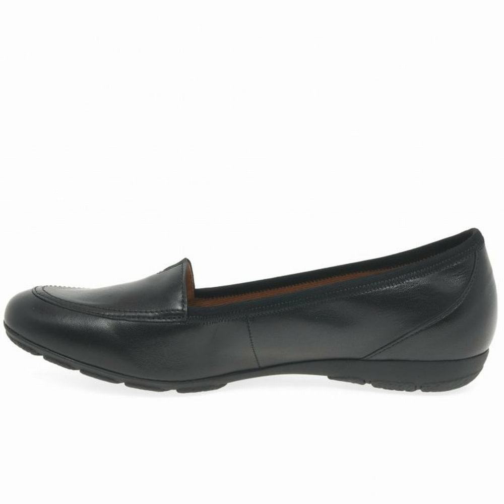 Chaussures Plates Gabor Reedham Slip On Femme Noir | CANL-41250