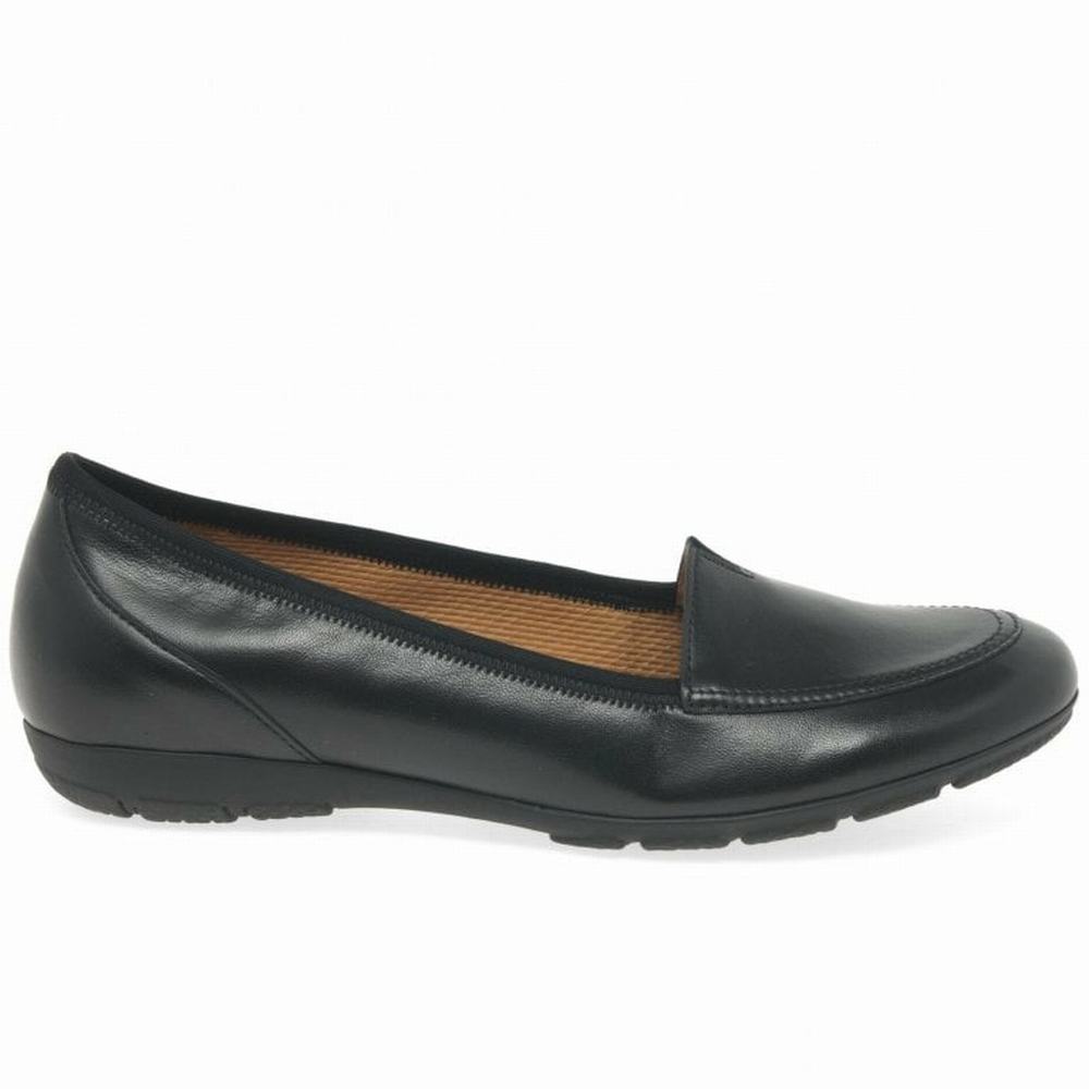 Chaussures Plates Gabor Reedham Slip On Femme Noir | CANL-41250