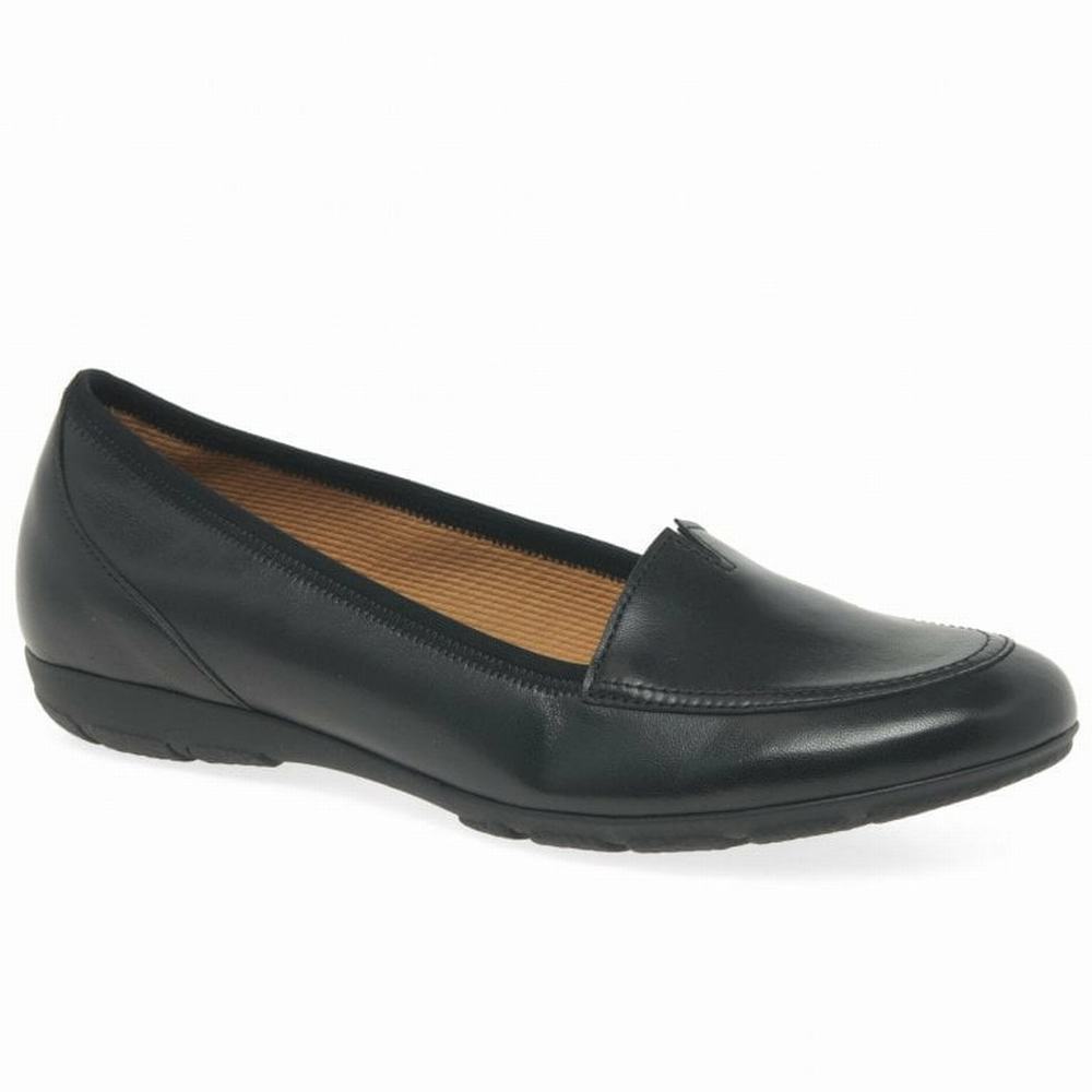 Chaussures Plates Gabor Reedham Slip On Femme Noir | CANL-41250