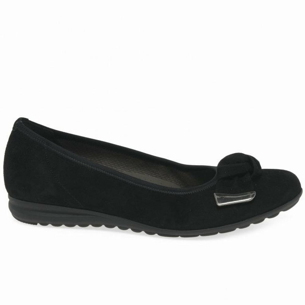 Chaussures Plates Gabor Silent Pumps Femme Noir | WKOP-05628