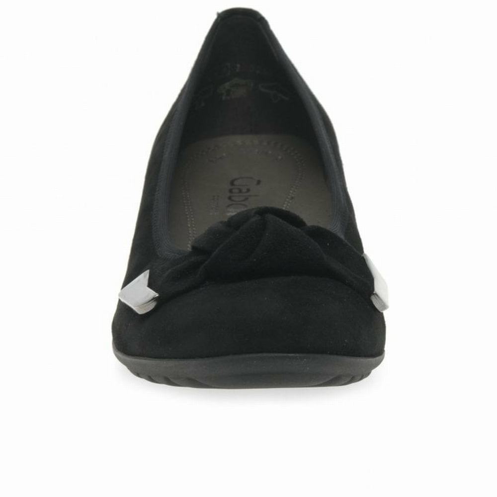 Chaussures Plates Gabor Silent Pumps Femme Noir | WKOP-05628