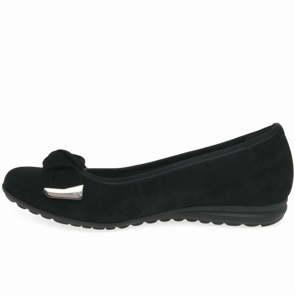 Chaussures Plates Gabor Silent Pumps Femme Noir | WKOP-05628