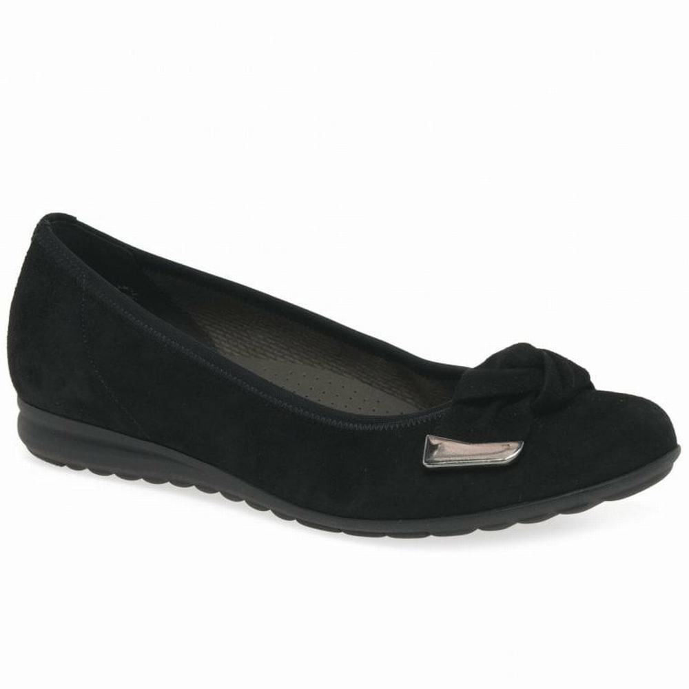 Chaussures Plates Gabor Silent Pumps Femme Noir | WKOP-05628