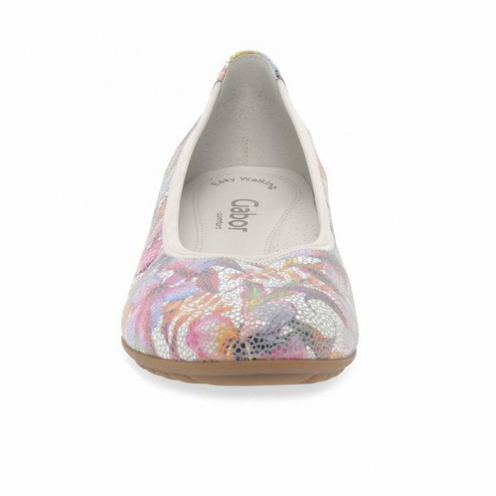 Chaussures Plates Gabor Splash Casual Femme Fleur Multicolore | YBLN-60815