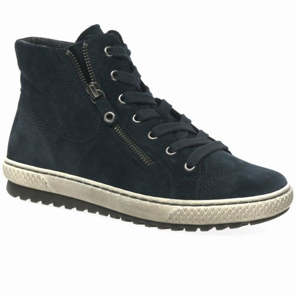 Chaussures de Sport Gabor Bulner Casual Femme Bleu | MWNQ-89172