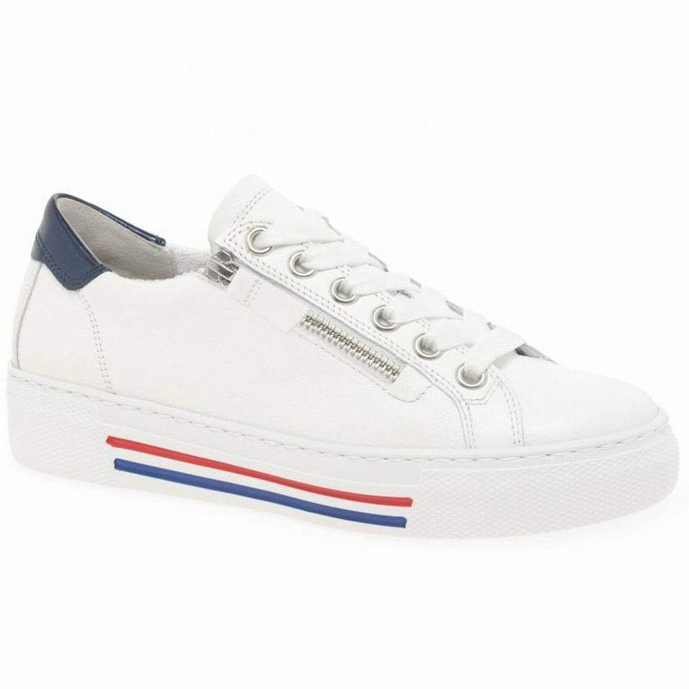 Chaussures de Sport Gabor Campus Femme Blanche | ZMKW-85240