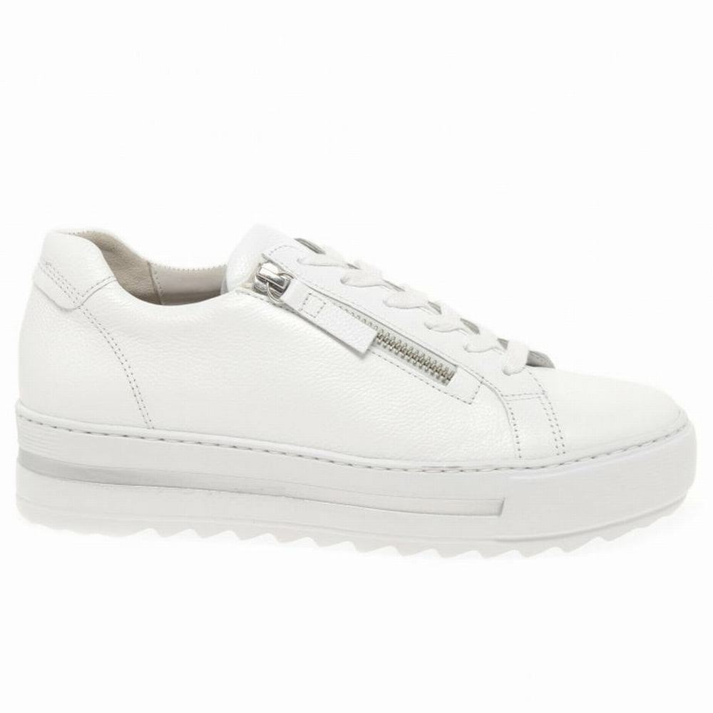 Chaussures de Sport Gabor Heather Casual Femme Blanche | MOSL-86045