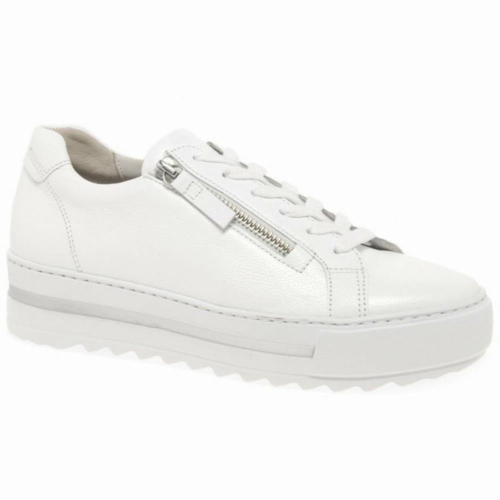 Chaussures de Sport Gabor Heather Casual Femme Blanche | MOSL-86045