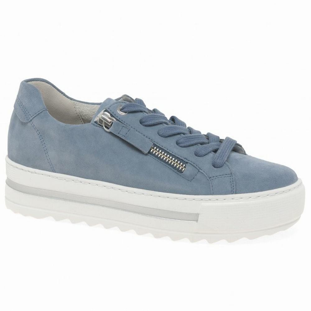 Chaussures de Sport Gabor Heather Casual Femme Blanche | BWFQ-17854