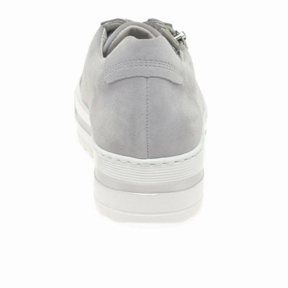 Chaussures de Sport Gabor Heather Casual Femme Grise Clair | APJK-09624