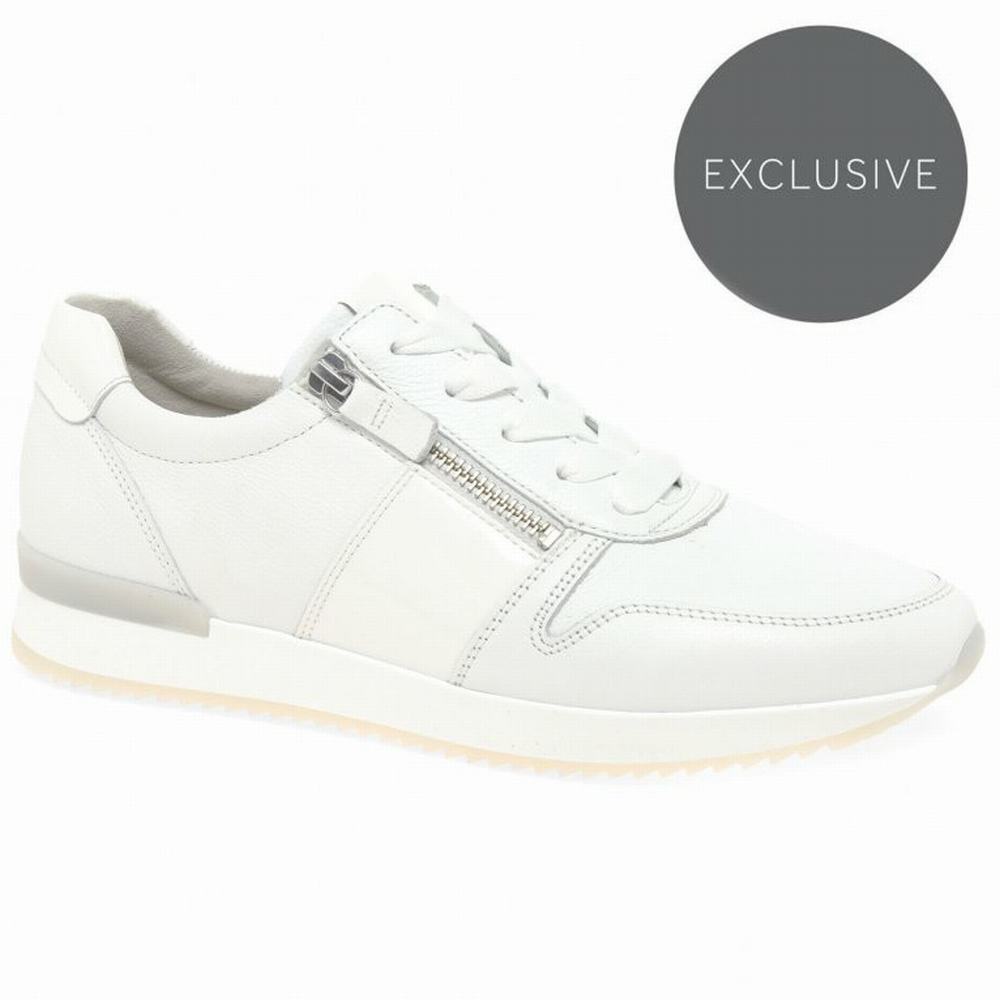 Chaussures de Sport Gabor Lulea Casual Femme Blanche | ZXGV-70451