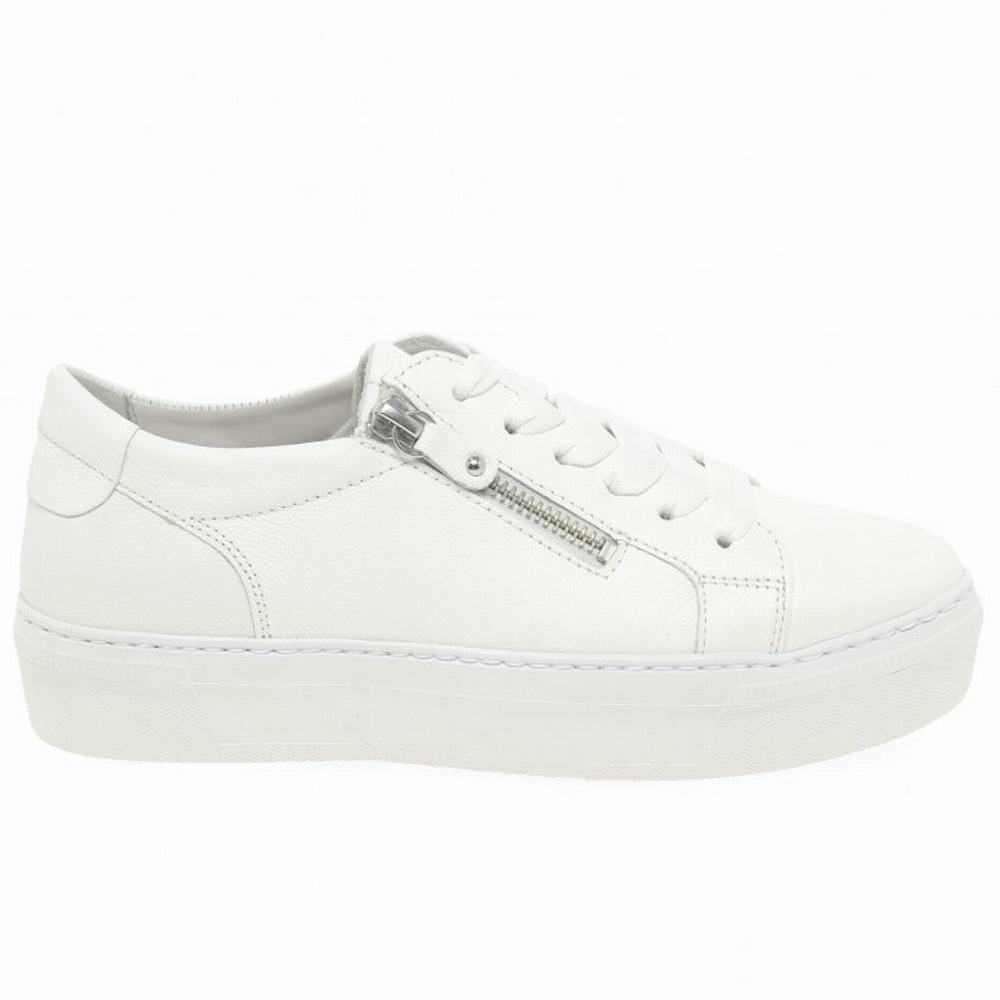 Chaussures de Sport Gabor Michaela Femme Blanche | IBFW-10589