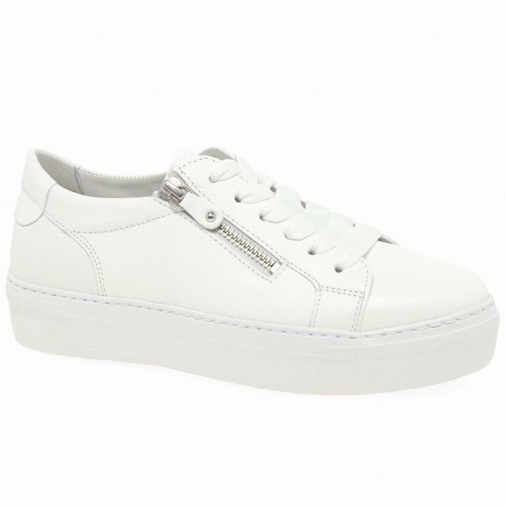 Chaussures de Sport Gabor Michaela Femme Blanche | IBFW-10589