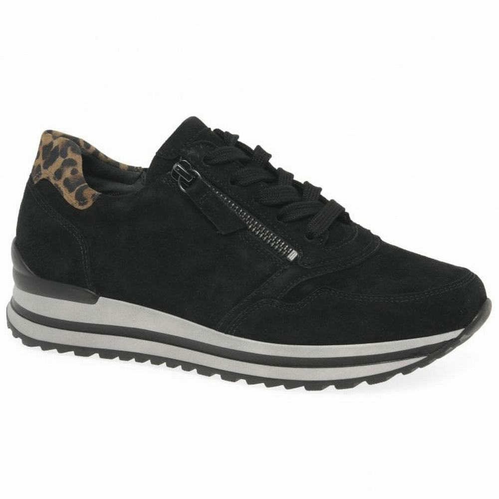 Chaussures de Sport Gabor Nulon Femme Noir | TWON-59713