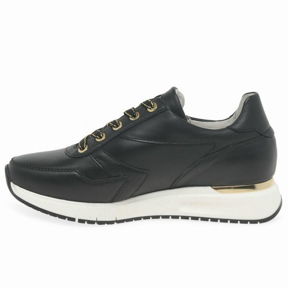 Chaussures de Sport Gabor Princess Femme Noir Doré | LICE-08371