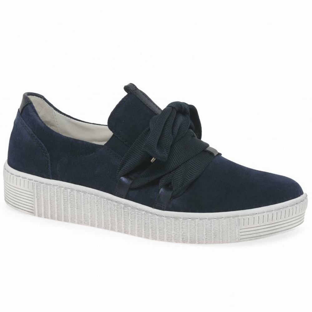 Chaussures de Sport Gabor Waltz Casual Femme Bleu | CNMB-38049