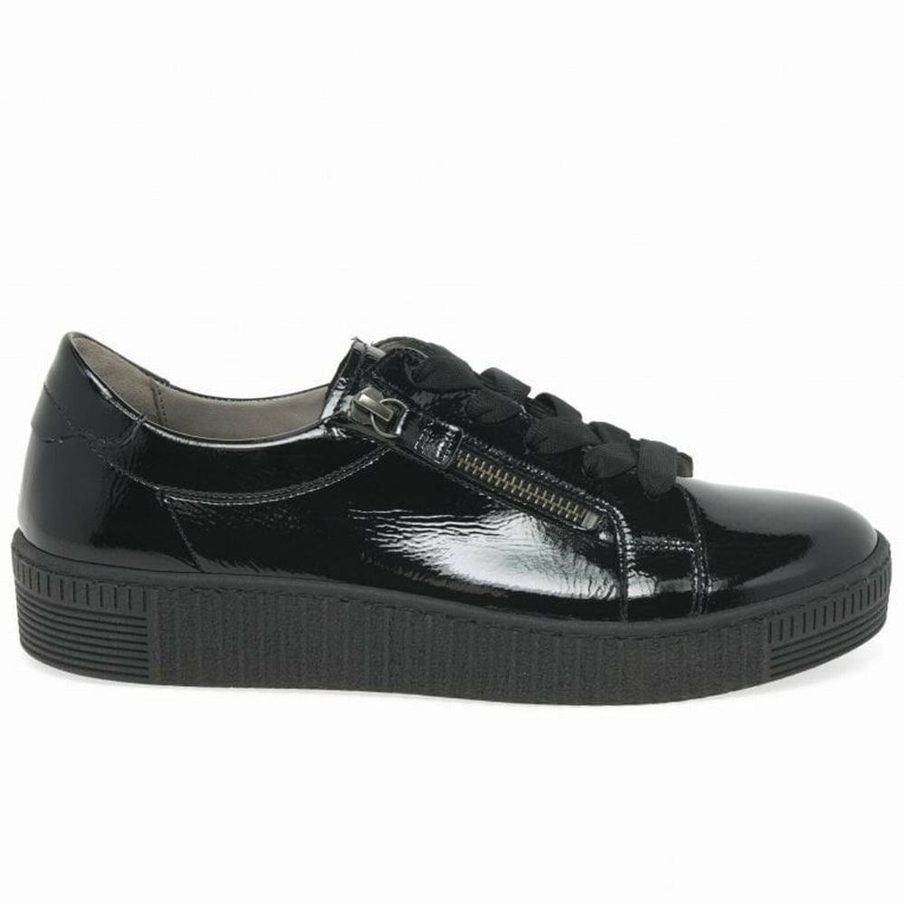 Chaussures de Sport Gabor Wisdom Casual Femme Noir | YMUP-04516