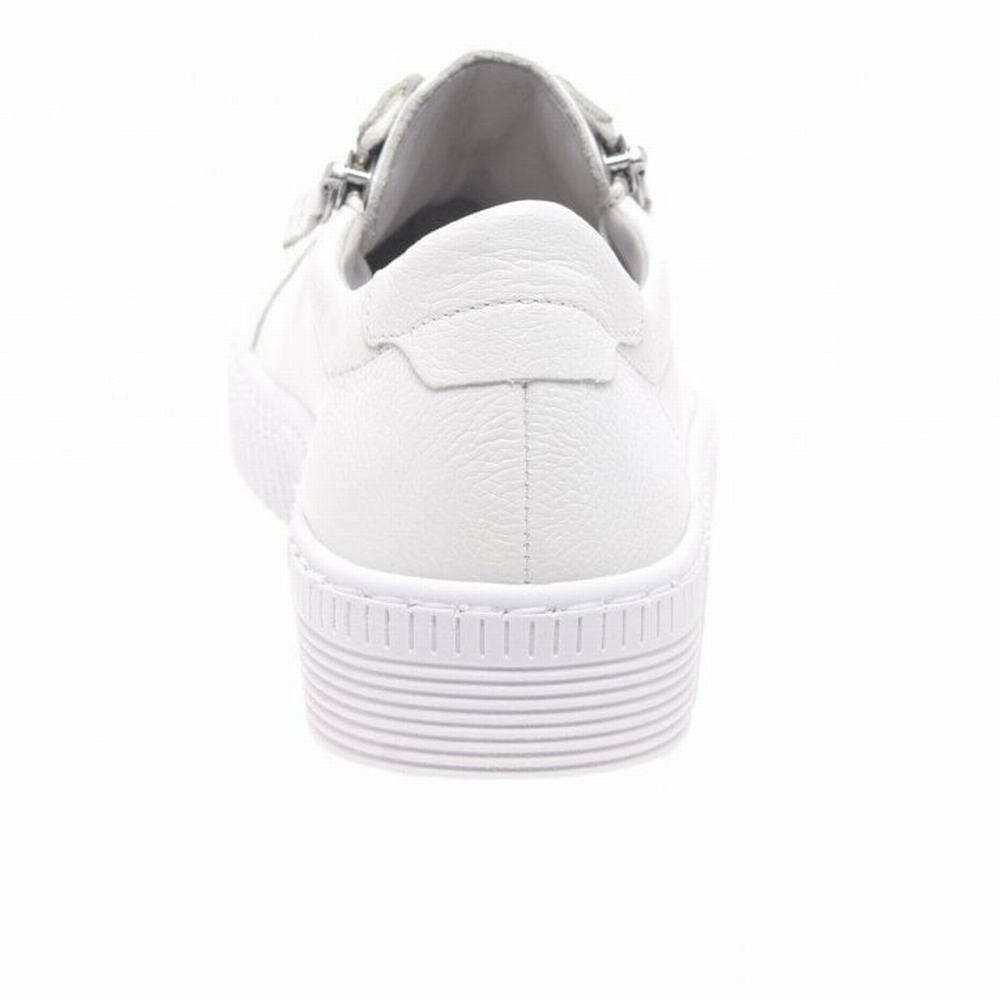 Chaussures de Sport Gabor Wisdom Casual Femme Blanche | QHMI-39847