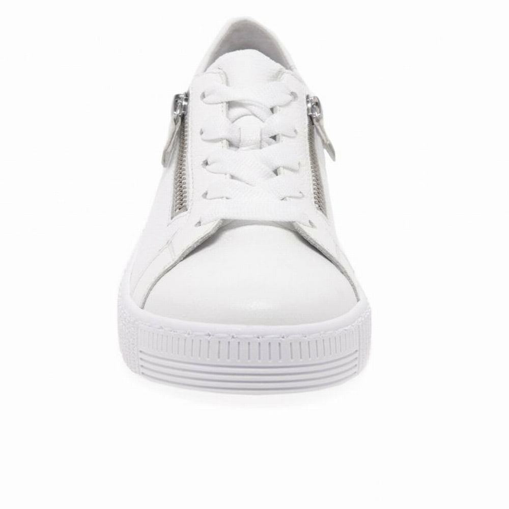 Chaussures de Sport Gabor Wisdom Casual Femme Blanche | QHMI-39847