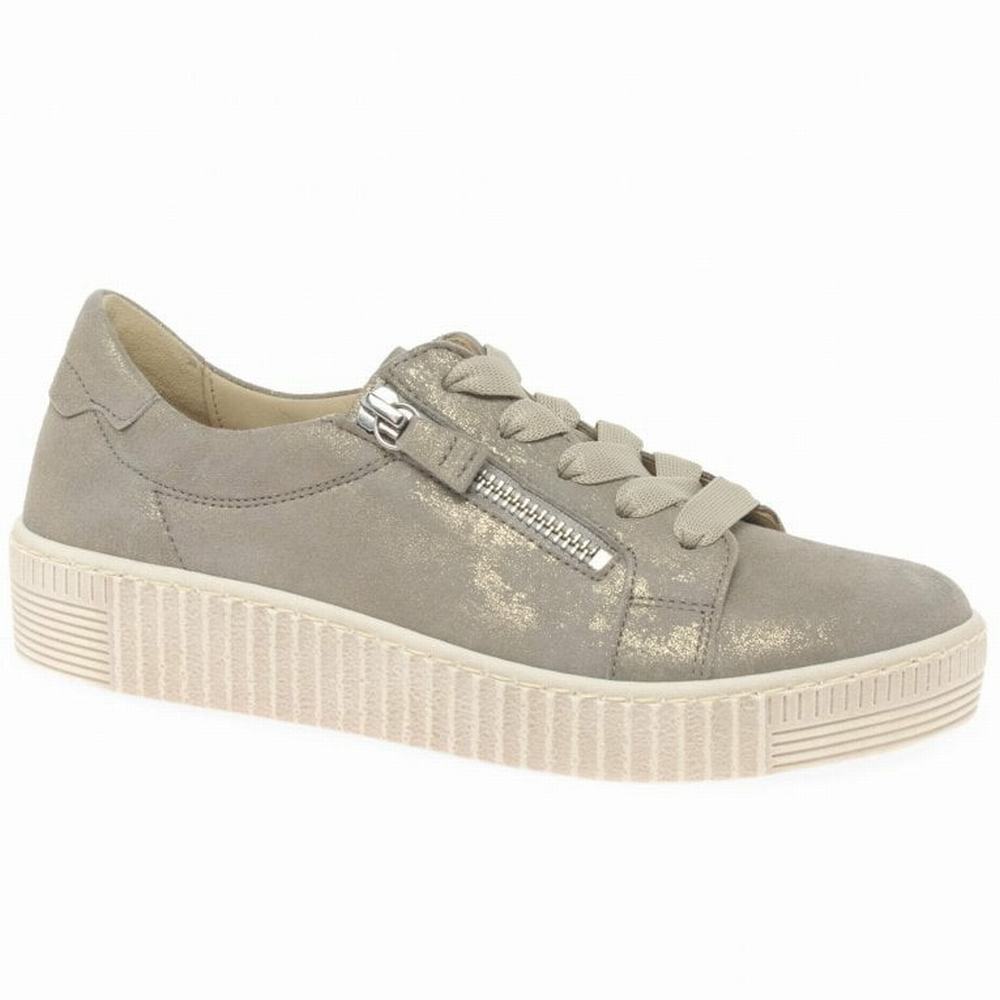 Chaussures de Sport Gabor Wisdom Casual Femme Metal | BAKJ-50621