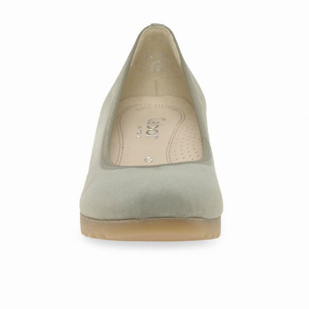 Compensées Gabor Epworth Low Wedge Heeled Femme Blanche | ZAIK-59627