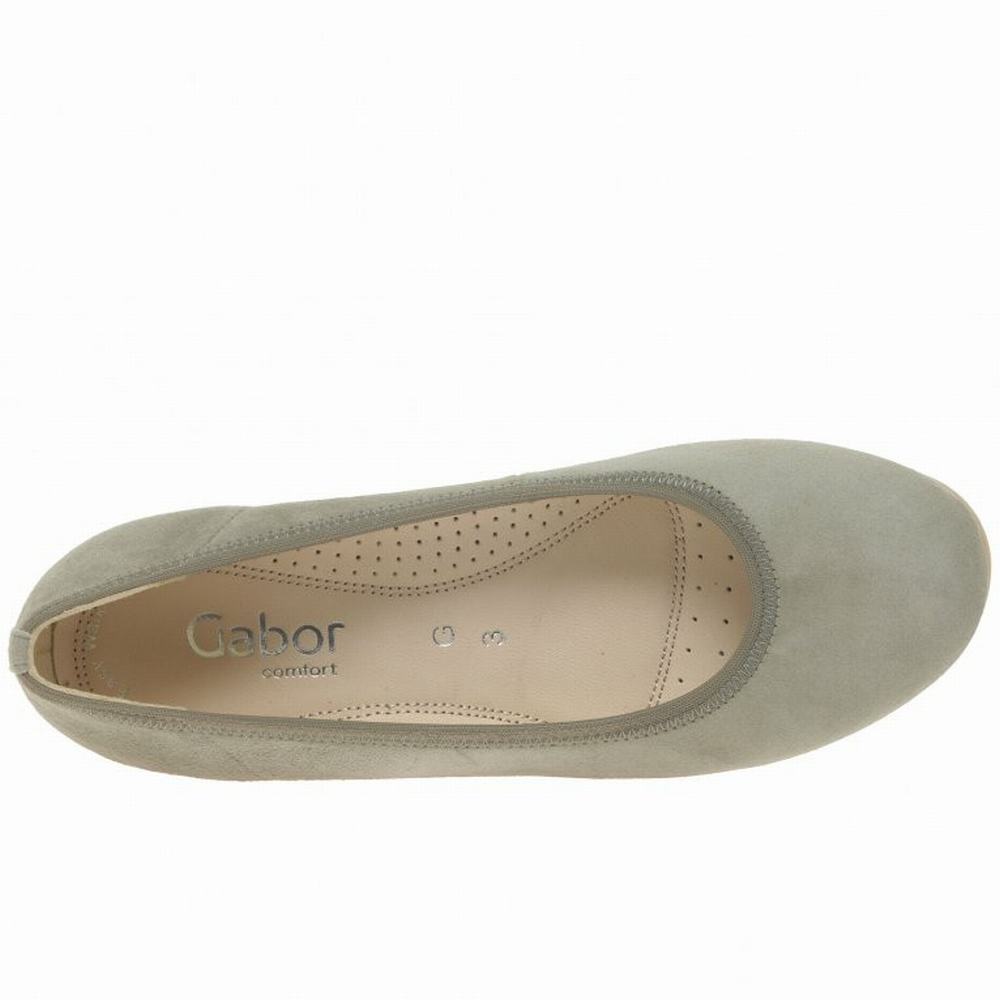 Compensées Gabor Epworth Low Wedge Heeled Femme Blanche | ZAIK-59627