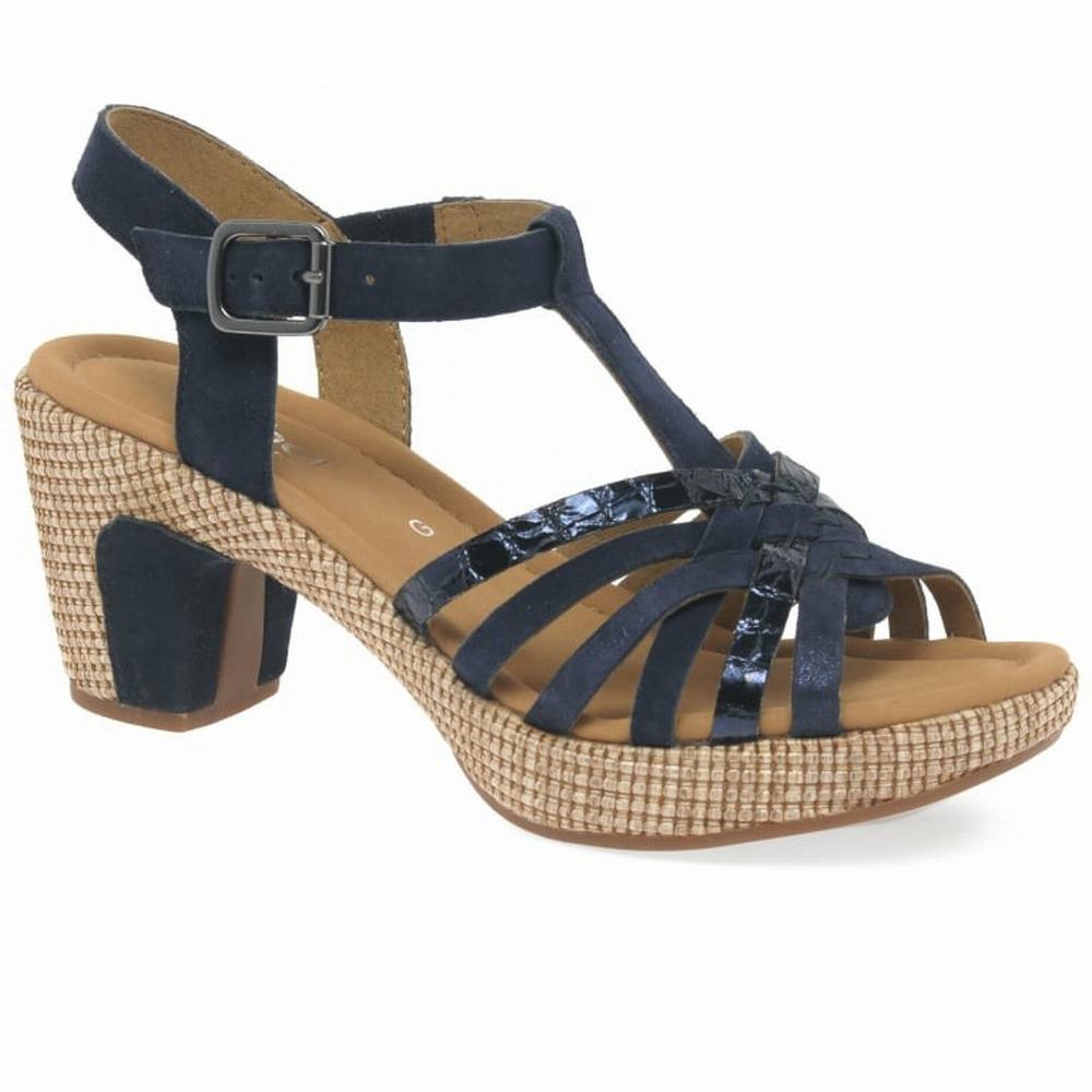 Sandale a Talon Gabor Cheri Femme Serpent | PYQI-76250