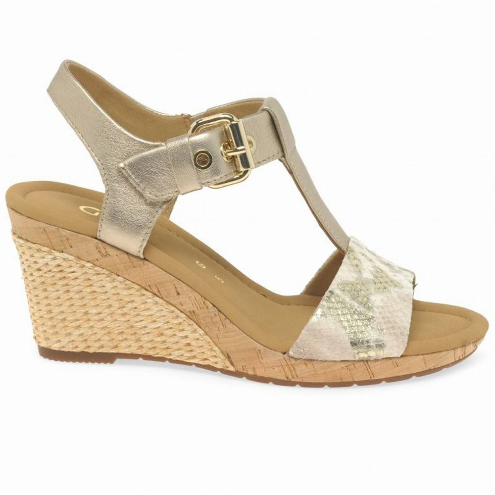 Sandale a Talon Gabor Karen Modern Femme Blanche | ULEW-40835