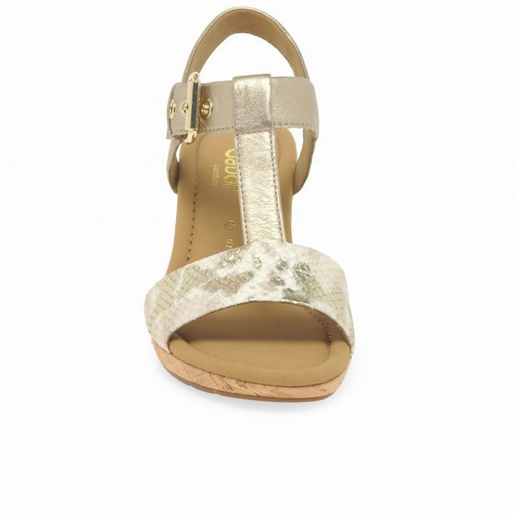 Sandale a Talon Gabor Karen Modern Femme Blanche | ULEW-40835