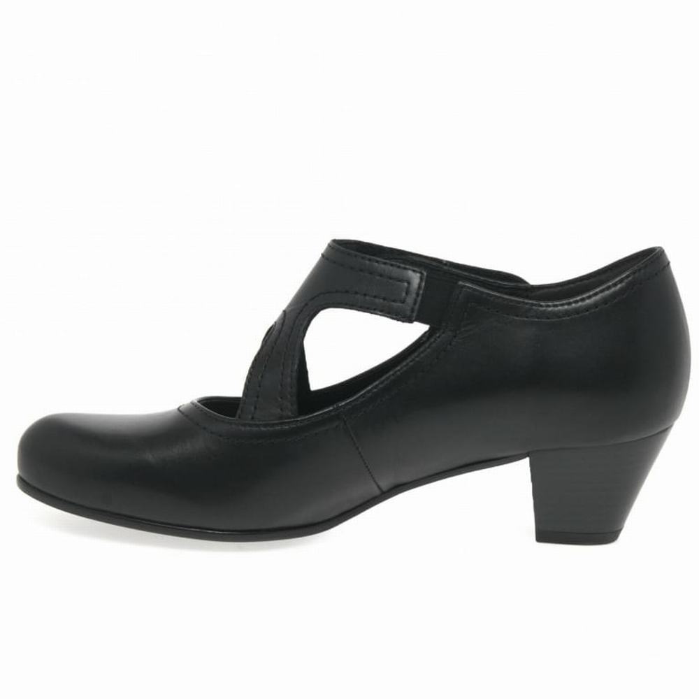 Talons Gabor Breda Court Femme Noir | TODQ-46810